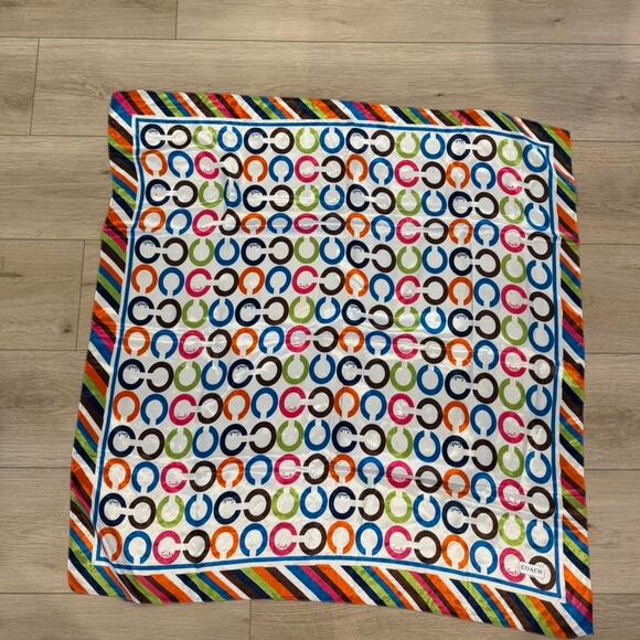 Coach Accessories - Vintage Coach Silk Scarf